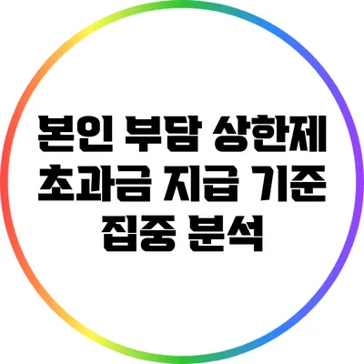본인 부담 상한제 초과금 지급 기준 집중 분석