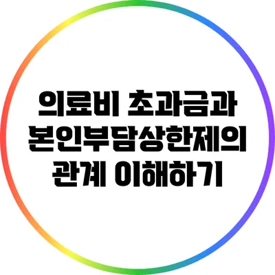 의료비 초과금과 본인부담상한제의 관계 이해하기
